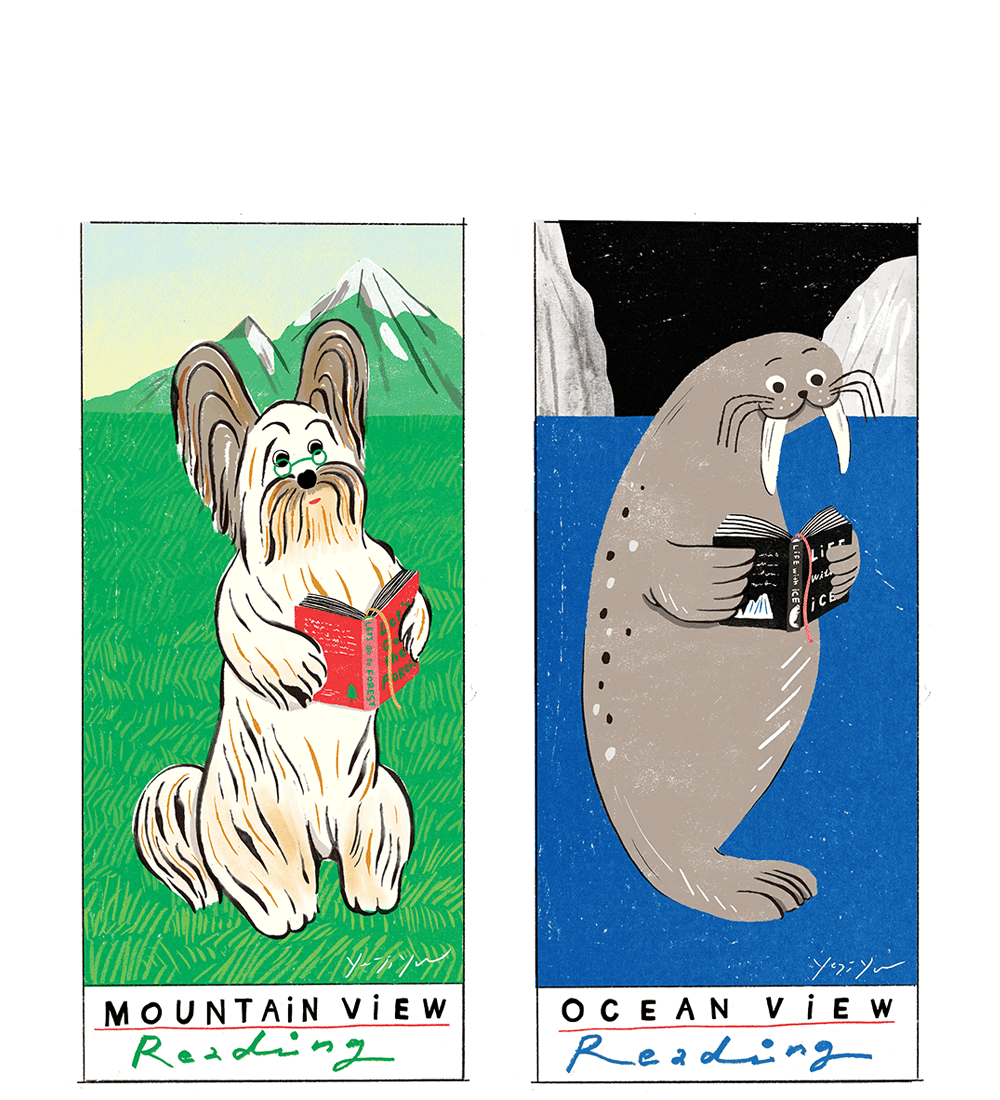 [5차 입고] [54개의 책갈피] Classic bookmark in Mountain and Ocean · 윤예지