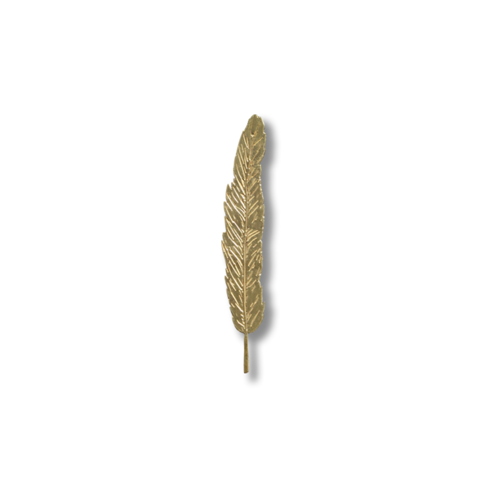 [재입고] Feather Brass Bookmark · yiyeha