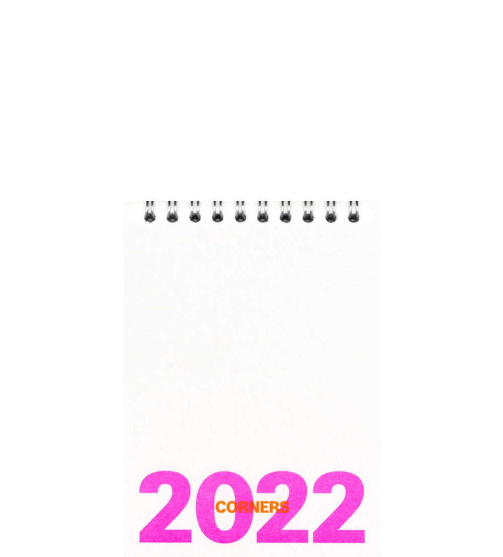2022 Table Calendar · 코우너스