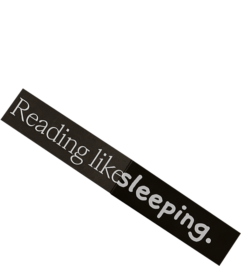 [54개의 책갈피] Reading like sleeping · 유어마인드